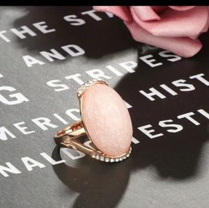 Oval Pink Ring